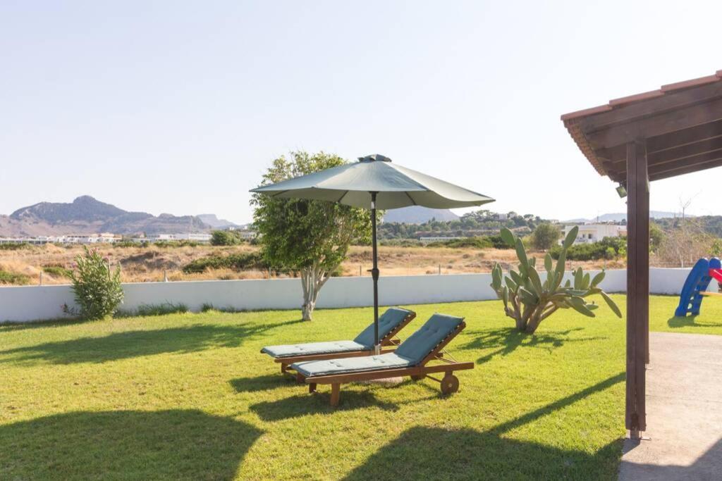 Renes Paradise Seahome - Afandou Beach, Rhodes Kolymbia Exterior foto